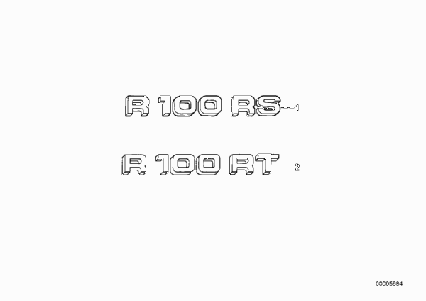 Переводная картинка R100RS/RT для MOTO 2478 R 100 RS 0 (схема запчастей)