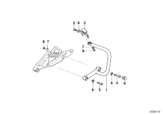 Защитная дуга Зд/Дополнительные элементы для BMW K569 K 75 RT (0565,0573) 0 (схема запасных частей)