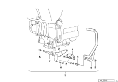 Защитная дуга двигателя/катализатор для BMW K589 K 100 83 (0501,0511) 0 (схема запасных частей)