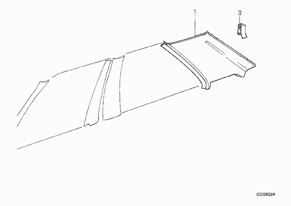 боковые накладки и облицовки для BMW E30 M3 S14 (схема запчастей)