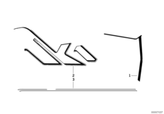 переводная картинка для MOTO 89V1 K 1 (0525,0535) 0 (схема запасных частей)