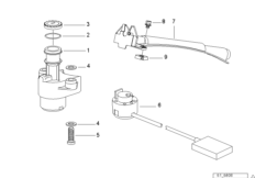 Выключатель зажиг. и старт.-генер./замки для BMW R22 R 850 RT 02 (0417) 0 (схема запасных частей)