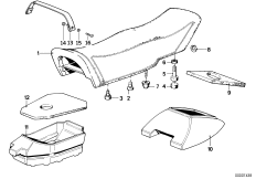 Сиденье для MOTO 248 R65LS 0 (схема запасных частей)