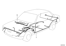 Жгут проводов для BMW E30 325ix M20 (схема запасных частей)