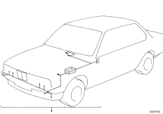 Жгут проводов для BMW E12 528i M30 (схема запасных частей)