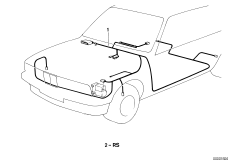 Жгут проводов для BMW E30 324td M21 (схема запасных частей)