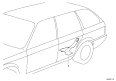 Кабельный канал для BMW E30 318i M40 (схема запасных частей)