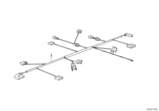 Различные дополнит.комплекты проводов для BMW E34 M5 3.8 S38 (схема запасных частей)