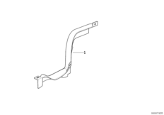 Кабельный канал для BMW E30 325i M20 (схема запасных частей)