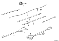 Различные дополнительные жгуты проводов для BMW 248 R45/N 0 (схема запасных частей)