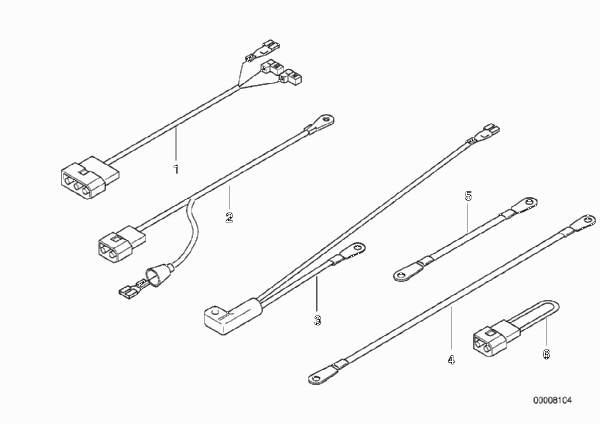 Различные дополнительные жгуты проводов для BMW E169 F 650 ST 97 (0163,0168) 0 (схема запчастей)