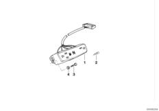 Контрольная лампа для BMW 259E R 850 GS 95 (0403) 0 (схема запасных частей)