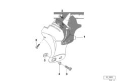 Панель приборов/боковая часть для MOTO 259R R 1100 R 94 (0402,0407) 0 (схема запасных частей)