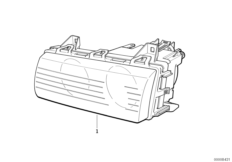 Фара для BMW E36 323i M52 (схема запасных частей)