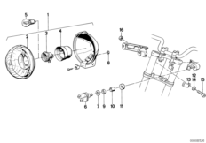 Проблесковый фонарь для BMW K569 K 75 S (0563,0572) 0 (схема запасных частей)