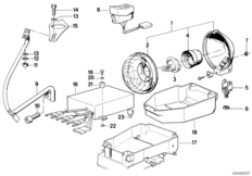 Проблесковый фонарь для BMW 2478 R 100 RS 0 (схема запасных частей)