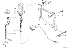 Проблесковый вращающ.фонарь для MOTO 2472 R 80 RT 0 (схема запасных частей)