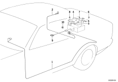 Детали чейнджера на 10 компакт-дисков для BMW E34 525td M51 (схема запасных частей)