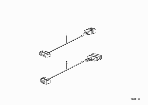 Перех.провод жгута проводов динамика для BMW E32 740i M60 (схема запчастей)