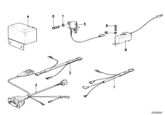 Провода с помехоподавлением для MOTO 248 R45T/N 0 (схема запасных частей)