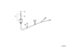 Провода радиоприемника/регулятор наплыва для BMW 89V2 K 1100 LT (0526, 0536) 0 (схема запасных частей)
