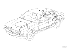 Огнетушитель для BMW E38 750iL M73N (схема запасных частей)