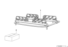 Фиксатор для лыж для BMW Z1 Z1 M20 (схема запасных частей)
