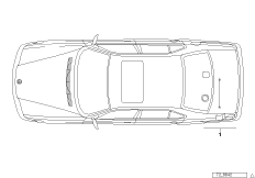 К-т доосн.сист.навигации с борт.монит. для BMW E38 735i M62 (схема запасных частей)