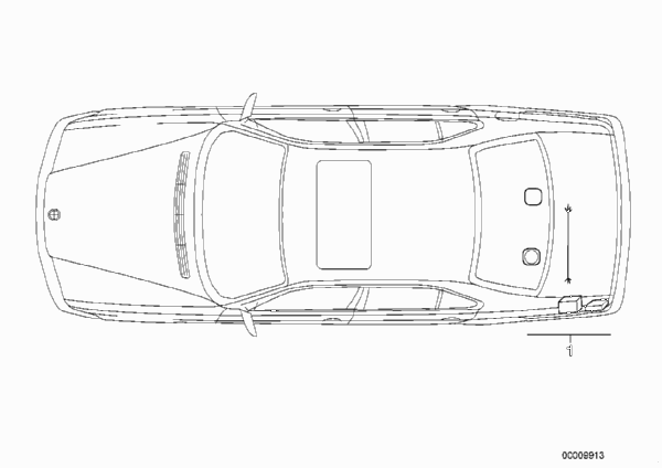 К-т доосн.сист.навигации с борт.монит. для BMW E38 725tds M51 (схема запчастей)