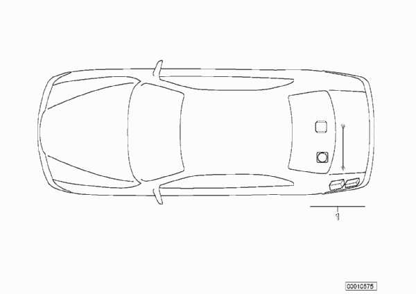 К-т доосн.сист.навигации с борт.монит. для BMW E39 520d M47 (схема запчастей)
