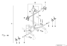 Подъемник для велосипеда для BMW F30 320i N20 (схема запасных частей)