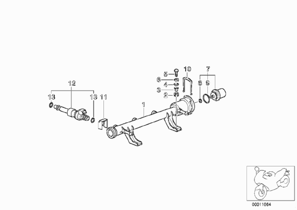Клапаны/трубопроводы системы впрыска для BMW 89V3 K 1200 RS 97 (0544,0554) 0 (схема запчастей)