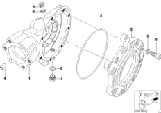 детали редуктора заднего моста для BMW 59C3 R 1200 C Indep. 00 (0405,0433) 0 (схема запасных частей)