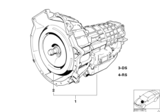 автоматическая коробка передач для BMW E23 728i M30 (схема запасных частей)