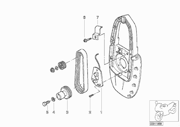 Система зажигания/импульсный датчик для BMW A61 A61 (9251) 0 (схема запчастей)
