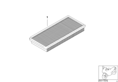 воздушный фильтр для BMW A61 A61 (9251) 0 (схема запасных частей)