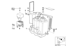 Модулятор давления ABS для MOTO 259R R 850 R 94 (0401,0406) 0 (схема запасных частей)