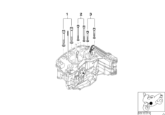 Резьбовое соединение картера двигателя П для MOTO 259T R 850 RT 96 (0412) 0 (схема запасных частей)