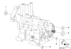 Коробка передач/сальник для BMW 59C3 R 1200 C Indep. 00 (0405,0433) 0 (схема запасных частей)