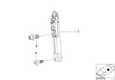 Устройство перестановки ремня для BMW E46 325Ci M54 (схема запасных частей)