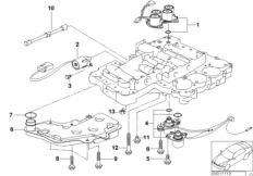 A5S300J Доп.элементы блока управления для BMW E39 523i M52 (схема запасных частей)