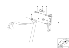 Устройство перестановки ремня для BMW Z3 Z3 M3.2 S50 (схема запасных частей)