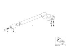 Руль для BMW 259S R 1100 S 98 (0422,0432) 0 (схема запасных частей)