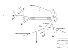 жгут проводов двигателя для BMW R53 Cooper S W11 (схема запасных частей)