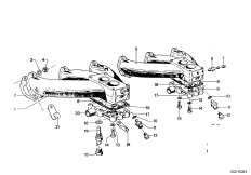 Всасывающий патрубок для BMW E9 3.0CSL M30 (схема запасных частей)