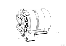 генератор для BMW E9 3.0CSL M30 (схема запасных частей)