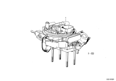 Карбюратор INAT для BMW E9 2.5CS M30 (схема запасных частей)