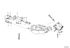 Карбюратор/управление дрос.заслонкой для BMW E9 3.0CSL M30 (схема запасных частей)