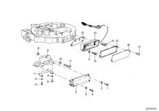 Пусковое устройство карбюратора для BMW E9 3.0CS M30 (схема запасных частей)
