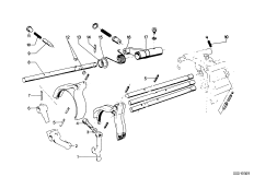 Getrag 262 Внутрен.детали механизма ПП для BMW E9 3.0CSL M30 (схема запасных частей)